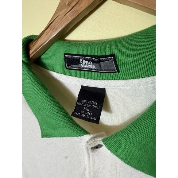 Vintage Pro Player‎ Super Bowl XXXIII Long Sleeve Polo Shirt XXL - Picture 5 of 9